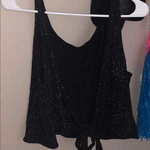 Lulu all tied up crop tank sz 8